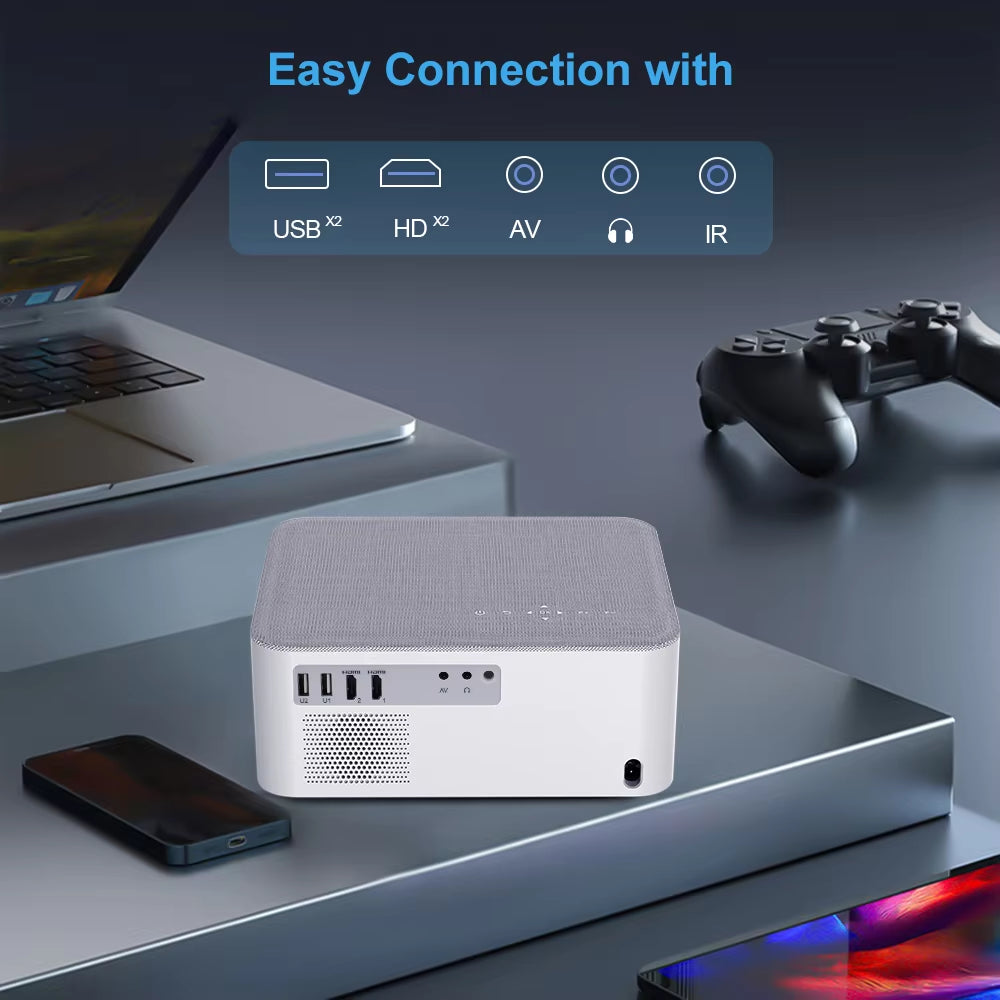 Portable Mini Projector TD92 Pro FHD 1080P Full HD Beam 4K Video Wifi Android Projector Td92Pro 3D Movie Home Theater