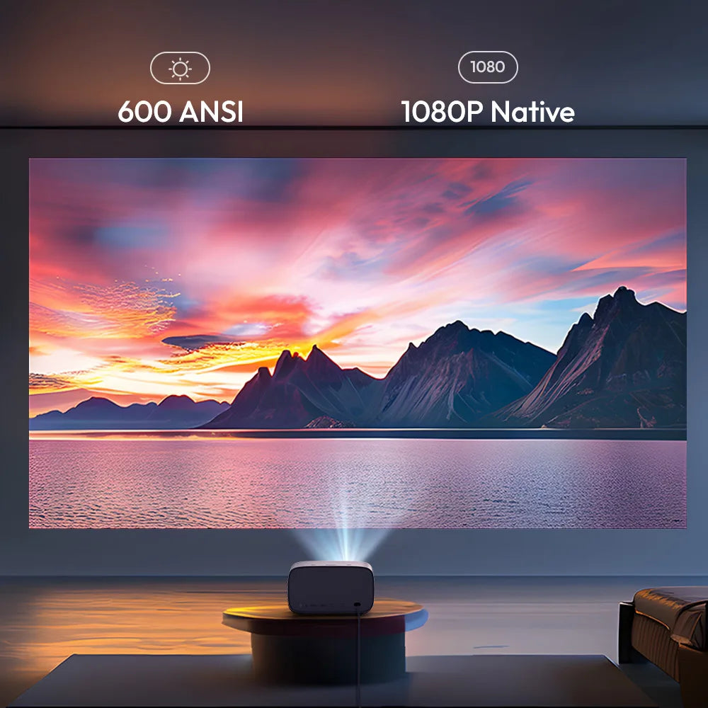 A18 Projector Full HD 1920*1080P 2K 4K Video Auto Focus 600Ansi Android 9.0 Wifi 6 Home Theater Smart Proyector