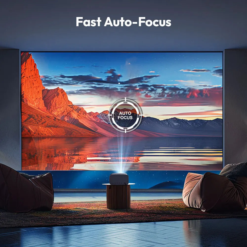 A18 Projector Full HD 1920*1080P 2K 4K Video Auto Focus 600Ansi Android 9.0 Wifi 6 Home Theater Smart Proyector