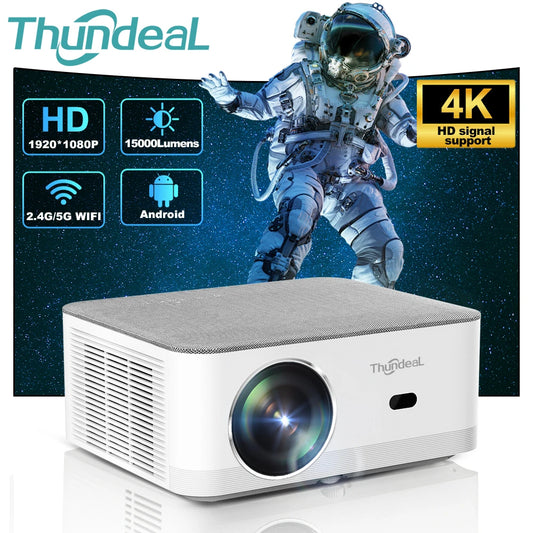 Portable Mini Projector TD92 Pro FHD 1080P Full HD Beam 4K Video Wifi Android Projector Td92Pro 3D Movie Home Theater