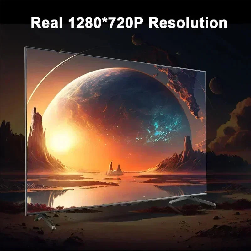 SJX300 Mini HD LCD Projector 4K 1280X720P Android 11 Wifi6 LED Portable Home Theater Cinema Movie Proyector